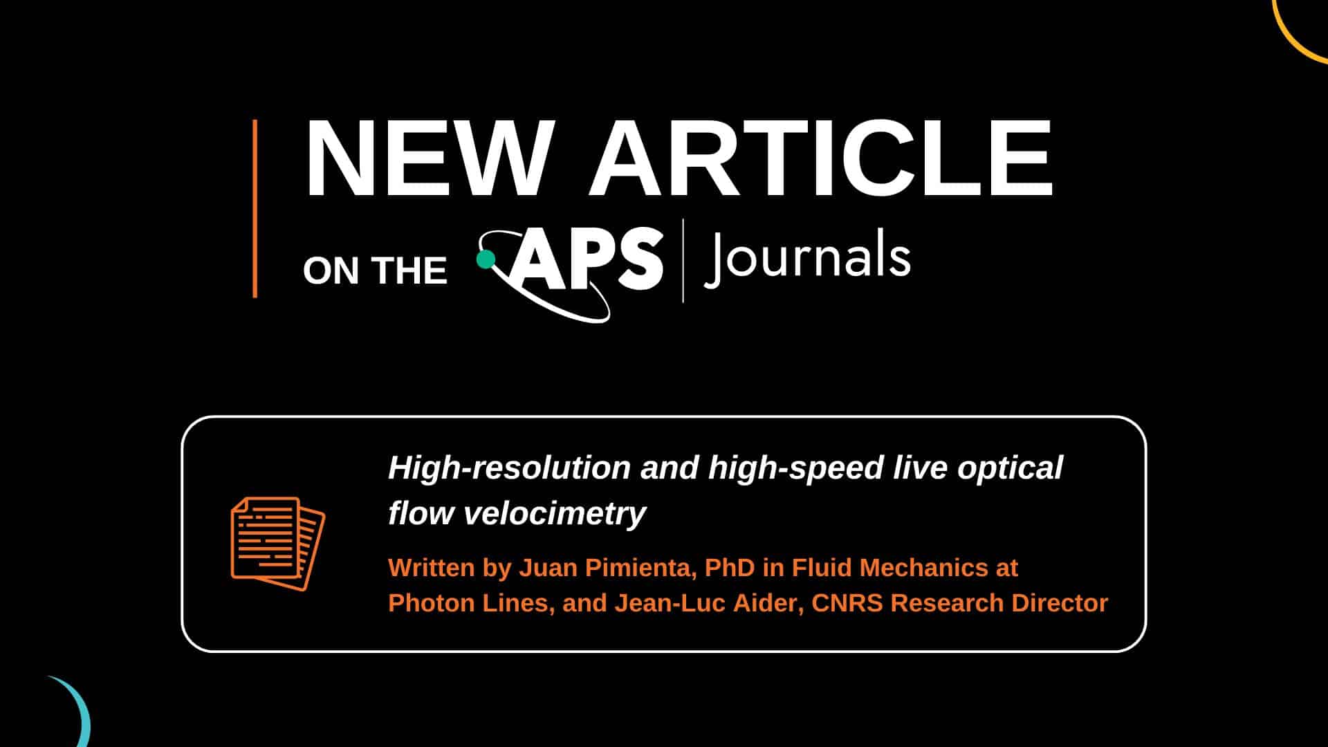 New article in the APS journal